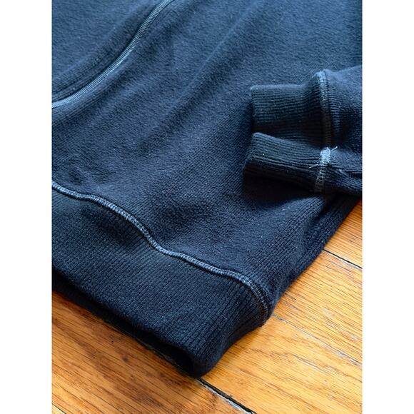 PARADISE COLLECTION Black/Gray Full Zip Cotton Sweater Mens sz M - Picture 5 of 10